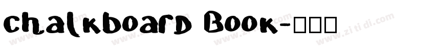 chalkboard Book字体转换